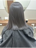 髪質改善ストレート/グレージュカラー