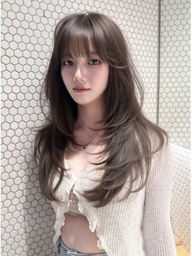 サイン 表参道(SIGN) 20代30代お洒落♪レイヤーカット韓国へアーグレージュカラー