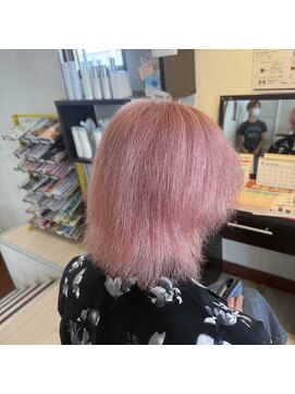 ゴッドヘアーアンドメイク 高崎店(GOD Hair&Make) なるべく薄めピンク