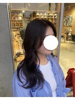 オーガニック ライフ 若葉 鶴ヶ島(organic+life) 秋の暗めカラー◎ロングコテ巻きで艶髪大人韓国ヘア