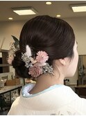 成人式ヘアセット　岡山ヘアセット/十日市/大元/岡南/シニヨン