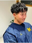 メンズ強めパーマ！