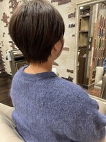 ヘアー クリエイト カルバリ(HAIR CREATE Calbari)&nbsp;透け感ダークアッシュショート