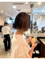 ヘアーブレイス(hair brace)&nbsp;千葉駅/着物ヘア/大人ガーリー/ダークアッシュ/似合わせカット