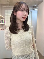イヴォーク トーキョー(EVOKE TOKYO) ミディアムレイヤーカットバタフライカット髪質改善ハイレイヤー