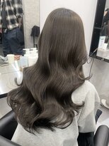 コア 梅田茶屋町店(Core)&nbsp;オリーブグレージュ 髪質改善 艶髪 韓国風 前髪カット 小顔 梅田