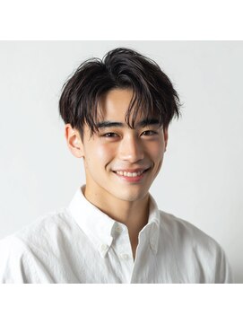 アンサ 藤森店(ANSA) 韓国風センターパート×束感マッシュ