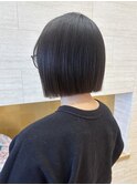 切りっぱなしボブ