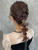 ランガリ ヘアアンドスパ(Rangali Hair&Spa) 【別府 Rangali】お呼ばれヘア、たまねぎヘアアレンジ