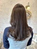 ディーヴァヘアーエズ(DIVA hair Eze) ブリーチなしカラー/オリーブベージュ顔周りレイヤーカット