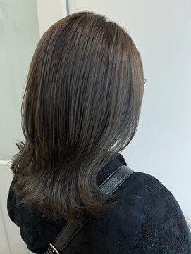 ハイレート ウニクス川越店(Hairate) 【Hairate本川越】くびれミディアムスタイル♪オリーブカラー