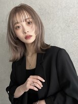 メゾンセブンルックス 宇都宮簗瀬店(Maison 7LOOKS) ミルクティーベージュ×韓国風レイヤー