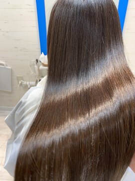 スローライフヘアーデザインアンドスパラウンジ(Slow life Hair design spa lounge) 潤ツヤロング 高濃度水素質感矯正ミネコラトリプル