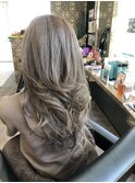 大人可愛いロングレイヤー