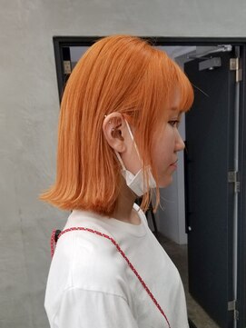 Midium オレンジ Twice サナ L テトヘアー Teto Hair のヘアカタログ ホットペッパービューティー