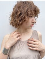 パーク(PARK)&nbsp;【PARK】ウェーブボブ×ペールベージュ