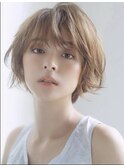 【emu井上信洋】軽やかニュアンスパーマショートボブ/カール