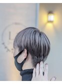 メンズマッシュ×グレーベージュ
