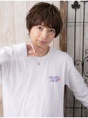 アンニュイで暖色系カラーマッシュパーマD