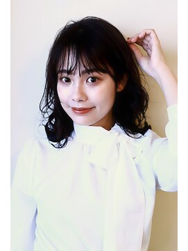 テラス 中百舌鳥(Terrace) 毛先ワンカール×レイヤーカット×小顔カット　20代30代40代