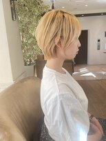 バンプ ギンザ(BUMP GINZA)&nbsp;白髪ぼかしハイライト/絶壁解消/ひし形大人ショートボブ/聖