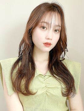 レア 表参道(L'ea) 黒髪クラゲヘアーオリーブグレー小顔ココアベージュ