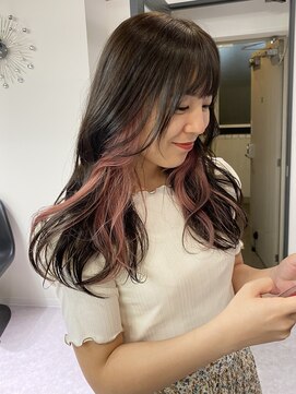 ペレ 渋谷(PELE) kya109斜めバング/グレージュカラー/デザインカラー/渋谷/渋谷駅