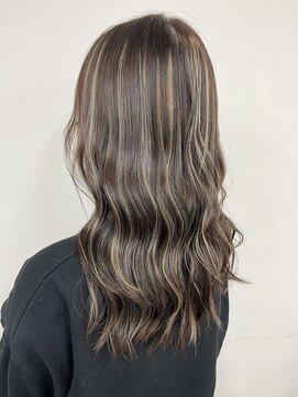 アオアクア バイ グルグル 小岩店(ao akua by GULGUL) 大人かわいい　コントラストハイライト