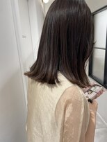 マッシュ 天王寺あべの(MASHU)&nbsp;ダークグレージュ×ぱつんとロブ