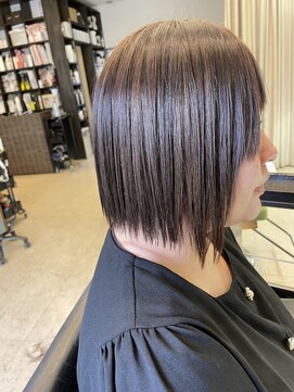 ベリー(berry) ストレートパーマ☆ショートボブ