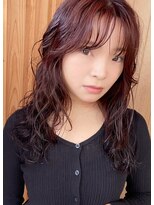 ルドヴィコ(Ludovico)&nbsp;バーガンディーカラー × レイヤーパーマ