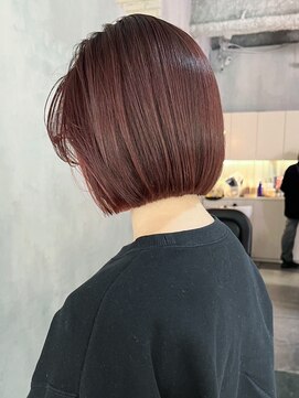 アイティーバイアルバム 松戸店(IT by ALBUM) 似合わせカットマロンベージュメルティカラー_ba499861