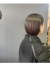 ケアカラー+カット+カシミヤ質感トリートメント