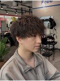 メンズマッシュ波巻パーマ波巻スパイラル