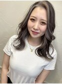 韓国風レイヤーカット× フェイスフレーミング×インナーカラー
