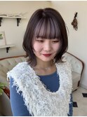 【haruna】ホワイトラベンダー/レイヤーボブ/顔周りレイヤー/