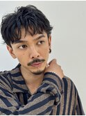 フェザーパーマメンズパーマサイドバックメンズショートカット