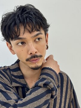 ヒューマン トシマエン 練馬 豊島園(HUMAN) フェザーパーマメンズパーマサイドバックメンズショートカット