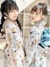 【浴衣人気No.1】浴衣レンタル＋着付け＋無料ヘアセット＋小物