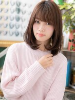 カバーヘア ブリス 戸田公園西口店(COVER HAIR bliss) 斜めバングワンカールヘルシースタイルh4戸田公園20代30代40代