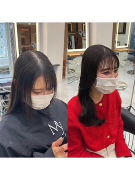 ミユーズ 表参道(Miyu's) 美髪ストレート 美髪ロング 縮毛矯正 艶髪 クロスパーマ