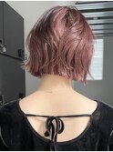 大人ボブ長めボブミディアムレイヤーボブ冬カラーブリーチなし