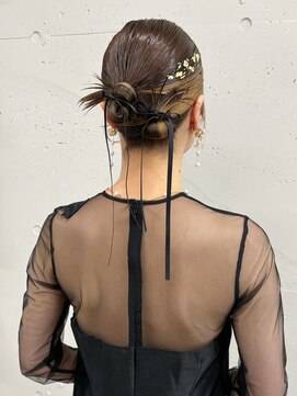 シーク 天神(SEEK) 結婚式ヘアセット/ヘアセット/ヘアアレンジ/アレンジ/タイトヘア