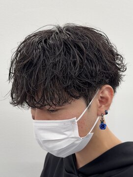 ビカムメンズヘアー 栄店(become men's hair) 無造作シャドウパーマ／名古屋栄メンズヘアカット