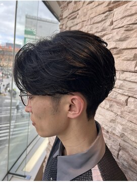 レナークアリア(LENAHC ARIA) メンズ刈り上げルーズパーマ