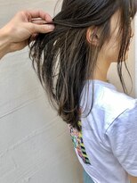 ジェコ ブラン(gecko. brun) 結んでも可愛いインナーハイライト