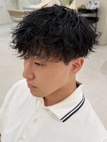 ニコ トウキョウ ヨコハマ(nico)&nbsp;シャドウパーマメンズメッシュメンズパーマ波巻きパーマ韓国ヘア