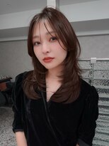 サンドハーツギンザ(sand Hearts ginza)&nbsp;ロングレイヤー/ダークブラウン/30代・40代