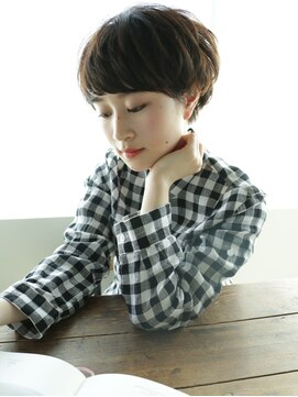 ナヌーク シブヤ(nanuk shibuya) 【nanuk】メンズライクなショートヘア◇ダークアッシュカラー