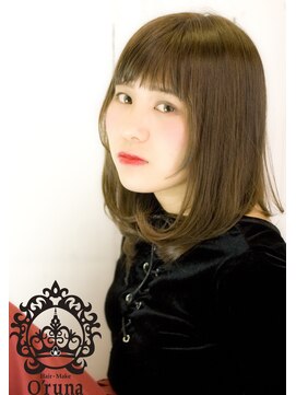 ヘアーメイクオルナ(Hair make O'runa) 秋冬はシックに。多彩なアッシュカラーを揃えてます。